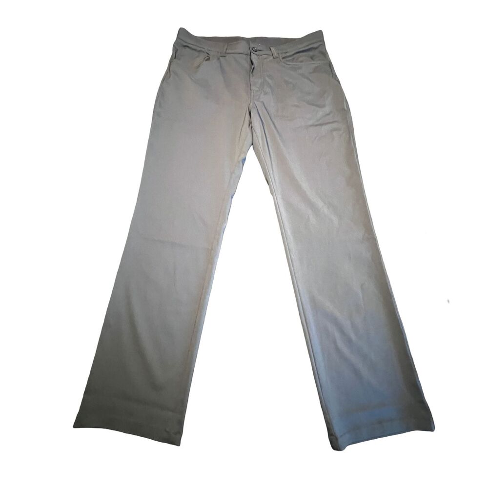 Men's Jack Nicklaus Golf Pants Performance Gray Straight 34x30